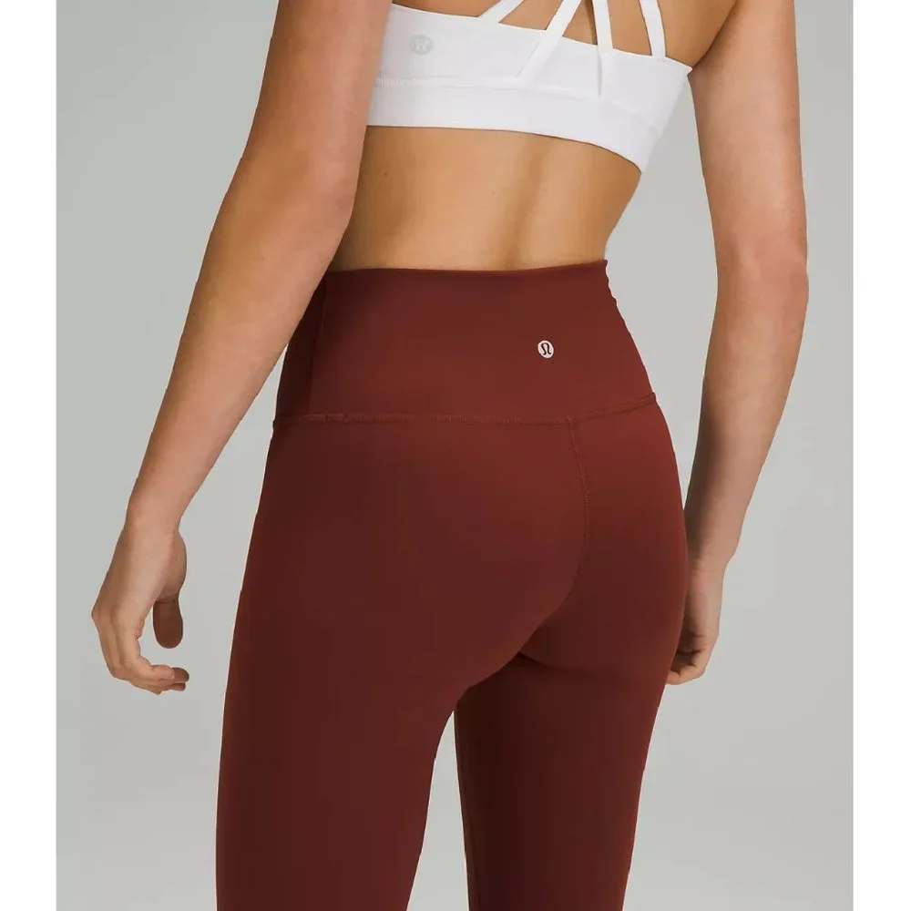 Lululemon Wunder Train High-Rise Tight 25"  Date Brown 16 18 20
